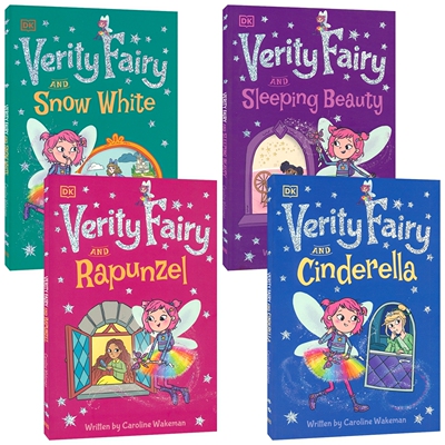 【自营】DK Verity Fairy Snow White Sleeping Beauty Cinderella Rapunzel 真理仙子系列1-4 桥梁书 初级章节小说 英文原版进口