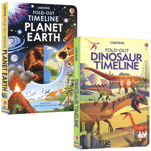 Usborne折叠行星时间轴英文原版