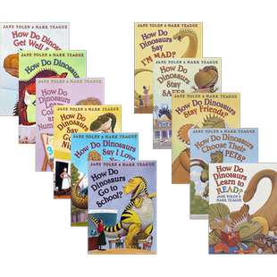 How Do Dinosaurs 家有恐龙系列 吴敏兰书单 行为养成 安全教育 情商培养 3-6岁英语故事绘本 亲子读物 英文原版进口儿童图书