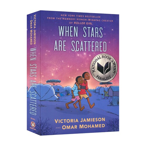 When Stars Are Scattered 当星星散落时 美国国家图书奖 一个难民营的真实故事 章节书英语小说 青少年文学 英文原版进口儿童图书