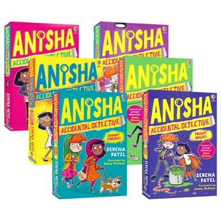 奇幻冒险 Accidental 意外侦探阿妮莎 Anisha 校园成长 英文原版 英语课外读物 Detective 进口儿童图书 章节小说 侦探推理