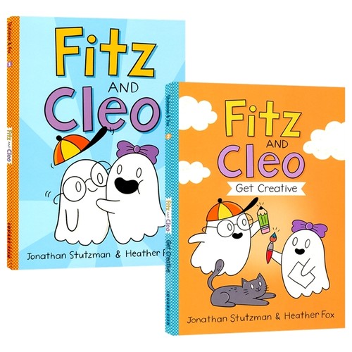 Fitz and Cleo 鬼鬼系列 菲兹和克莱奥 全彩漫画小说 小学英语课外读物 英文原版进口儿童图书