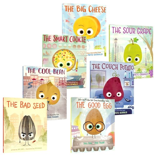 The Bad Seed /Big Cheese /Good Egg 坏种子系列7册 Food Group 食物家族 Jory John 趣味图画故事书儿童启蒙 英文原版进口绘本