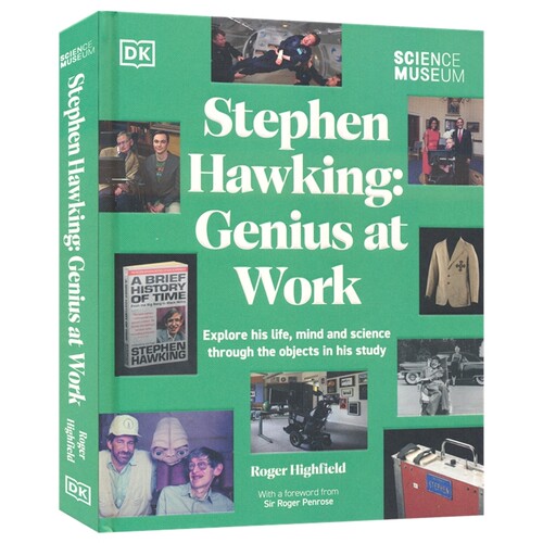 【自营】The Science Museum Stephen Hawking Genius At Work DK科学博物馆 工作天才斯蒂芬·霍金的办公室藏品 名人传记英文原版