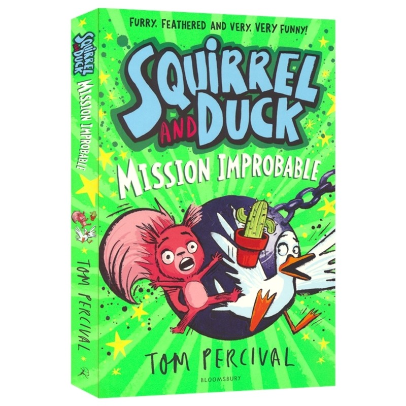 Squirrel and Duck Mission Improbable 松鼠和鸭子 不可能完成的任务 儿童章节小说故事书 小初文学 英文原版进口图书