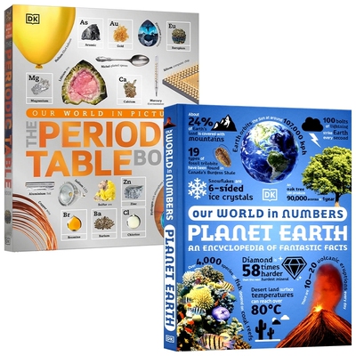 DK Our World In Numbers Planet Earth The Periodic Table 地球科普 元素周期表新版 百科读物 精装大开本 英文原版进口儿童图书