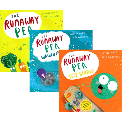 逃跑小豌豆3册爆笑绘本