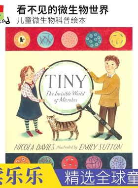 Tiny The Invisible World of Microbes 看不见的微生物世界 儿童微生物科普绘本 百科图画书 英文原版进口儿童图书