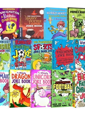 Joke Book 笑话书 Minecraft 我的世界 足球运动 小屁孩树屋 恐龙 圣诞  搞笑桥梁书 小学英语课外读物 英文原版进口儿童图书