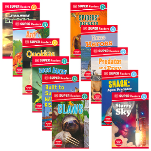 DK Super Readers Level 123 超级读者系列 分级阅读 动物自然世界天文学百科科普读物 英文原版进口儿童图书