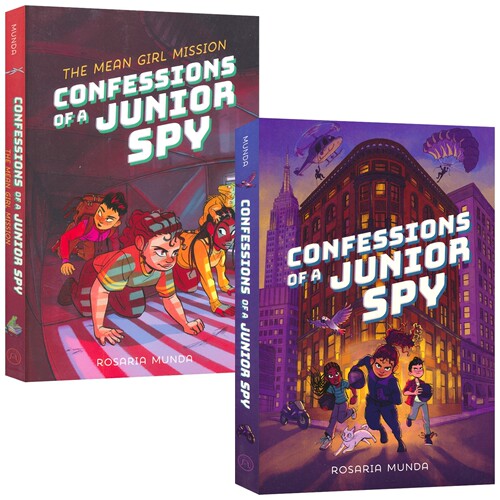 Confessions of a Junior Spy 少年间谍的自白1-2 身份认同与友谊幽默冒险故事 青少年英语课外读物章节小说 英文原版进口儿童图书