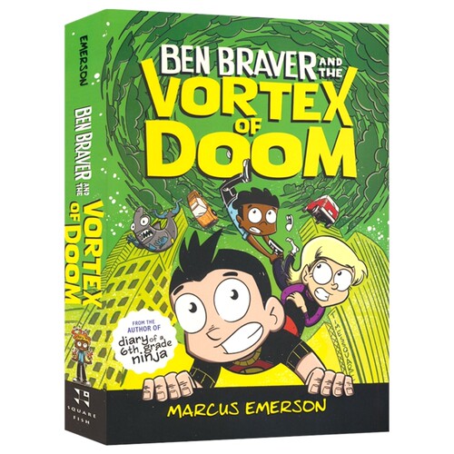 Ben Braver And the Vortex of Doom 本·布雷弗的冒险系列3 末日漩涡 儿童英语故事桥梁书 课外读物 英文原版进口图书
