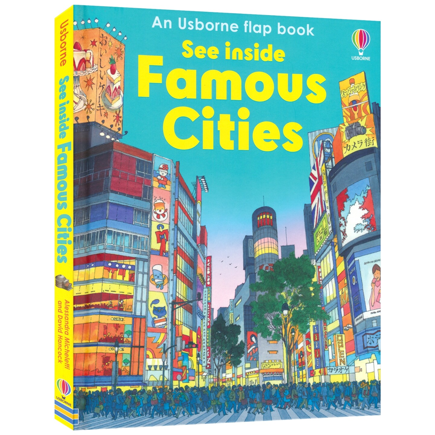 【自营】Usborne See Inside Famous Cities 尤斯伯恩看里面揭秘系列 世界著名城市 英文原版 儿童纸板书 翻翻书 少儿科普百科读物