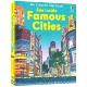 英文原版 See Famous 尤斯伯恩看里面揭秘系列 进口 Inside 翻翻书 儿童纸板书 Usborne Cities 世界著名城市 少儿科普百科读物