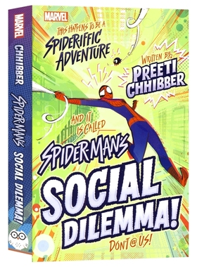 【自营】Marvel Spider Mans Social Dilemma 漫威 蜘蛛侠的社交困境 英语章节小说 冒险故事 幽默友谊英雄主义 英文原版进口图书
