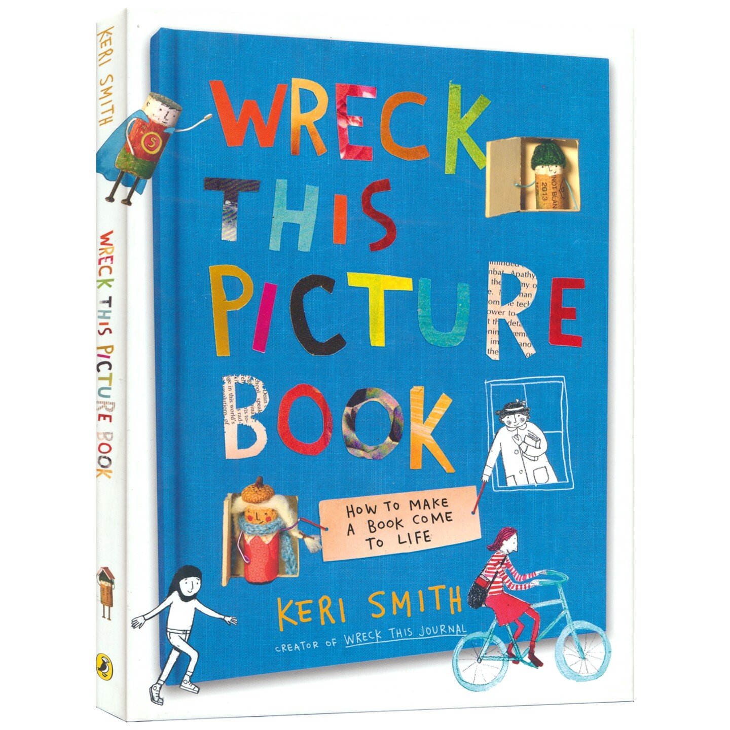 【自营】Wreck This Picture Book 做了这本书 趣味绘本 创意艺术 拼贴画 精装 蓝思阅读指数540L 亲子读物 英语早教 英文原版进口