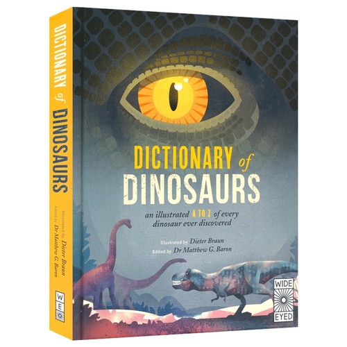 Dictionary Of Dinosaurs 恐龙字典 恐龙百科 恐龙大全 精装全彩插图百科读物 6岁+英文课外读物 英文原版进口图书