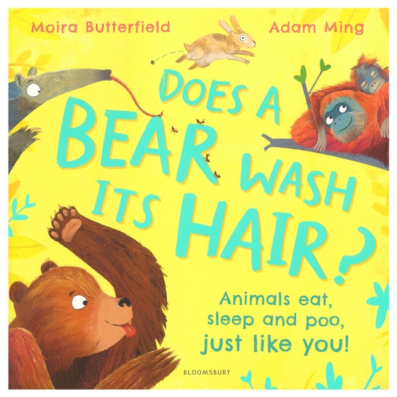 Does a Bear Wash its Hair 熊会洗头吗 动物习性科普绘本 少儿百科读物 15种动物知识鸟类哺乳类鱼类爬行类 英文原版进口儿童图书