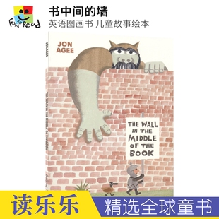 Middle The 英文原版 亲子读物 Book Wall 儿童故事绘本 墙 书中间 英语图画书 英语早教启蒙 进口图书