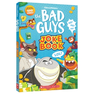 儿童英语读物 进口儿童图书 坏蛋联盟电影2 笑话书 Book Movie Joke 英文原版 Bad 动画电影衍生故事 Guys