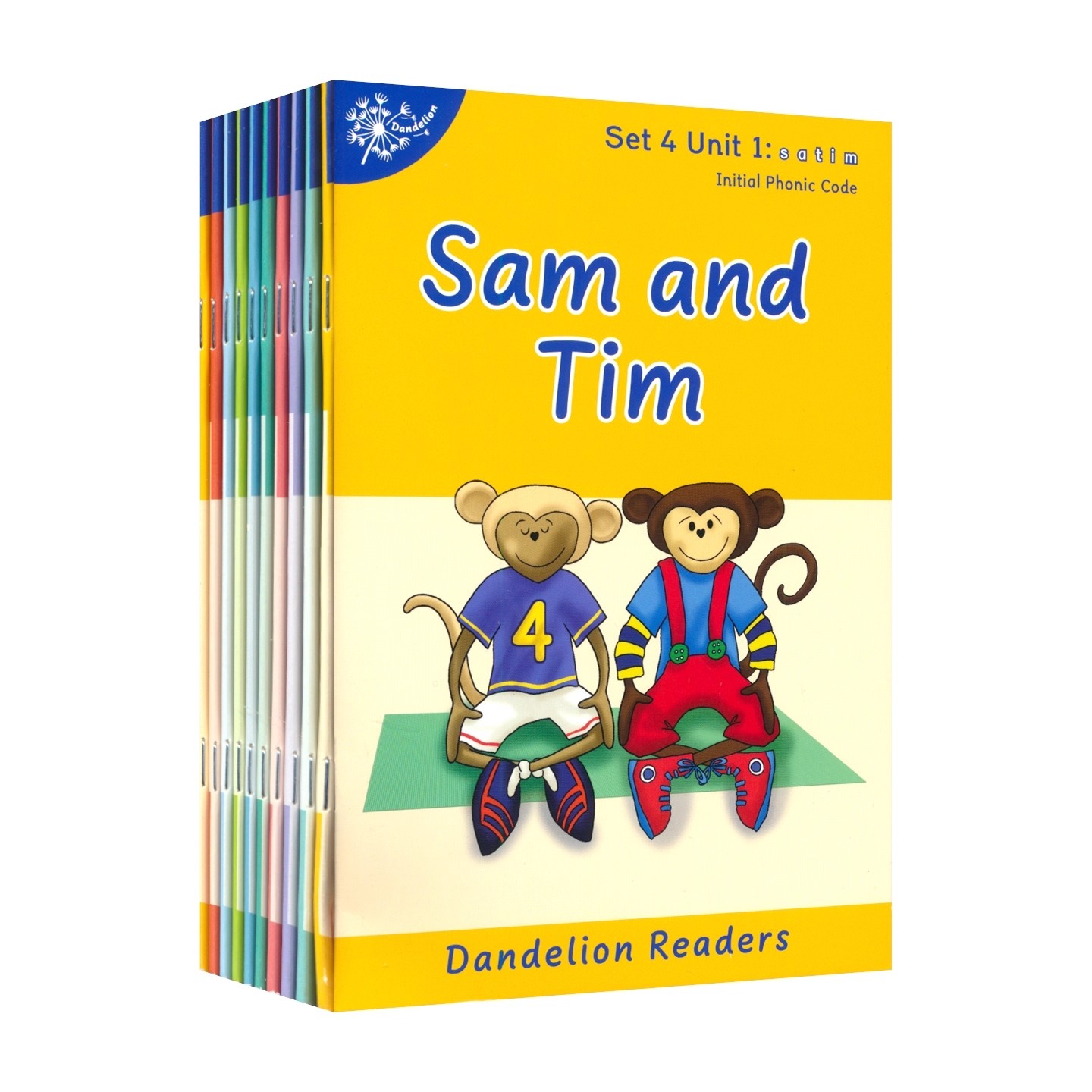Phonic Books Dandelion Readers Set 4 Units 1-10 自然拼读分级阅读 故事绘本 幼儿英语启蒙读物 元音 辅音 4-7岁 英语原版进口