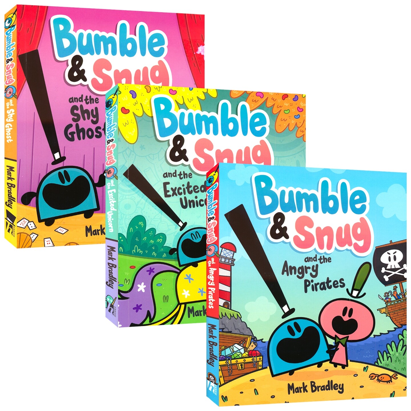 Bumble and Snug 小怪物小队1-3 儿童漫画幽默故事 情绪管理 友谊 团队合作 小学生英语课外读物 英文进口原版图书