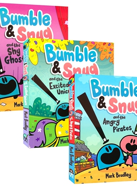 Bumble and Snug 小怪物小队1-3 儿童漫画幽默故事 情绪管理 友谊 团队合作 小学生英语课外读物 英文进口原版图书