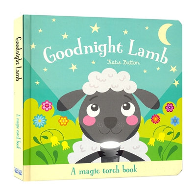 【自营】Magic Torch Book Goodnight Lamb 晚安小羊 魔法手电筒儿童英语绘本 亲子启蒙读物 英文原版进口图书