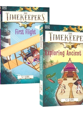 The Timekeepers DK出品 时间守护团5册 英语桥梁书 章节小说 儿童百科科普 历史主题冒险故事 英文原版进口儿童图书