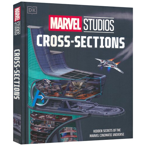 DK Marvel Studios Cross-Sections 漫威工作室剖面图集 揭秘漫威工作室 青少年百科科普 英语课外读物 精装 英文原版进口儿童图书