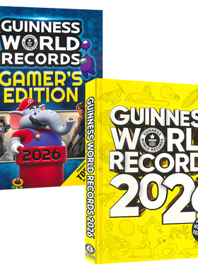 Guinness World Records 2026 吉尼斯世界纪录大全 吉尼斯世界纪录玩家版 2026 探索世界 儿童科普百科 英语读物 英文原版进口图书