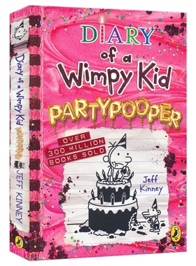 2025年新品 小屁孩日记20 精装 英文原版 Diary of a wimpy kid partypooper 英语漫画桥梁章节书 课外阅读书籍 Jeff Kinney