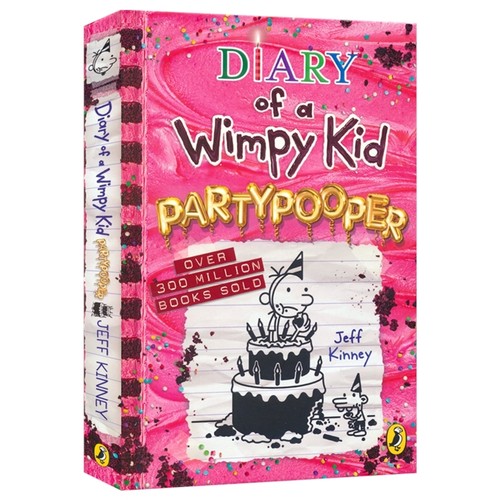 2025年新品 小屁孩日记20 精装 英文原版 Diary of a wimpy kid partypooper 英语漫画桥梁章节书 课外阅读书籍 Jeff Kinney