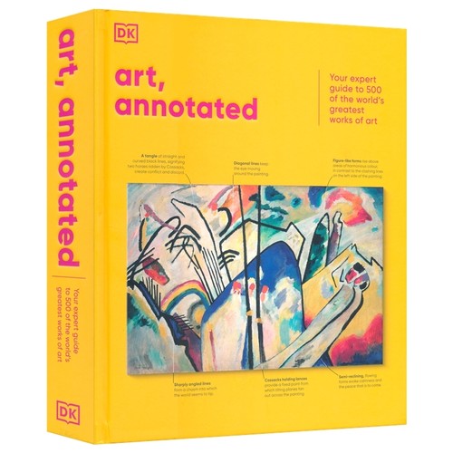 DK Art Annotated:The World's 500 Greatest Paintings Explained 艺术详解 分析世界500幅伟大画作英文原版 精装 科普艺术画册