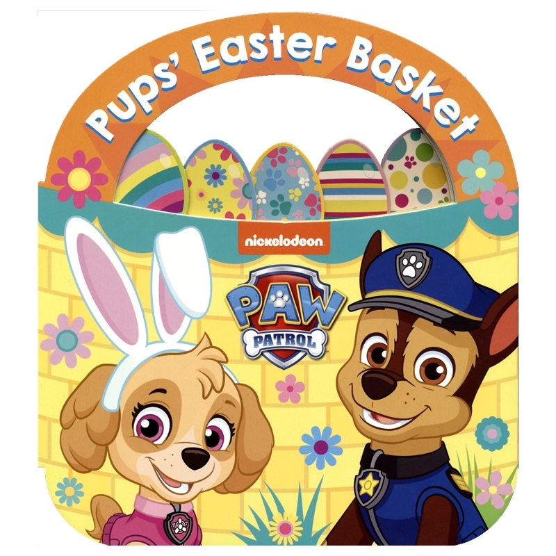 Paw Patrol Pups Easter Basket 汪汪队立大功 复活节彩蛋寻宝游戏 便携提篮 纸板书 益智活动 2-5岁 英语启蒙 亲子互动 英文原版
