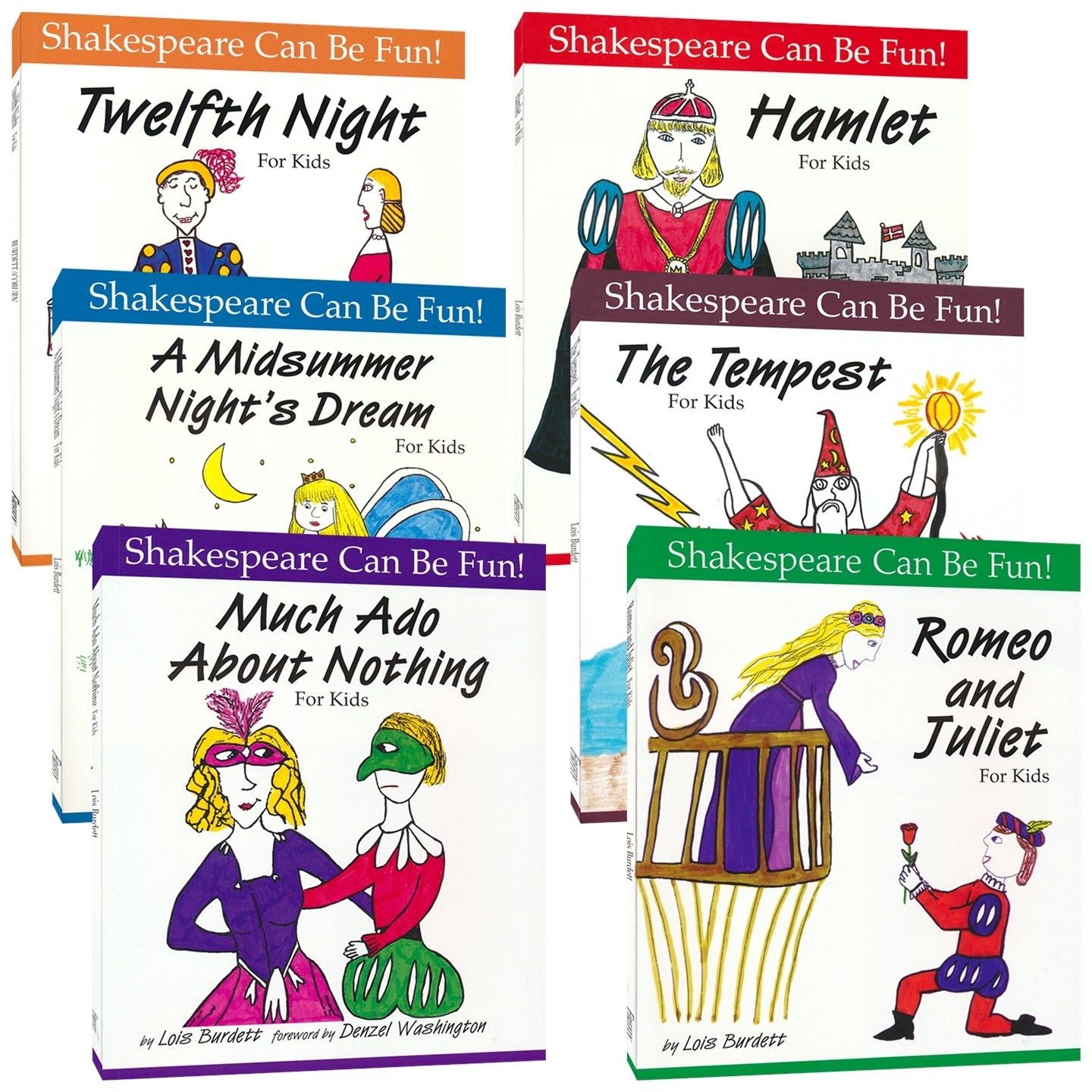 Shakespeare Can Be Fun Series 莎士比亚可以很有趣1-8册 经典文学作品 哈姆雷特 仲夏夜之梦儿童改编版 英文原版进口儿童图书,书籍/杂志/报纸,儿童读物原版书,淘宝优惠券,粉丝福利购,淘宝优惠卷