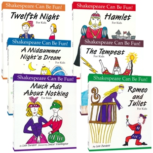 经典 Can 莎士比亚可以很有趣1 Shakespeare 文学作品 英文原版 Fun 仲夏夜之梦儿童改编版 进口儿童图书 Series 哈姆雷特 8册