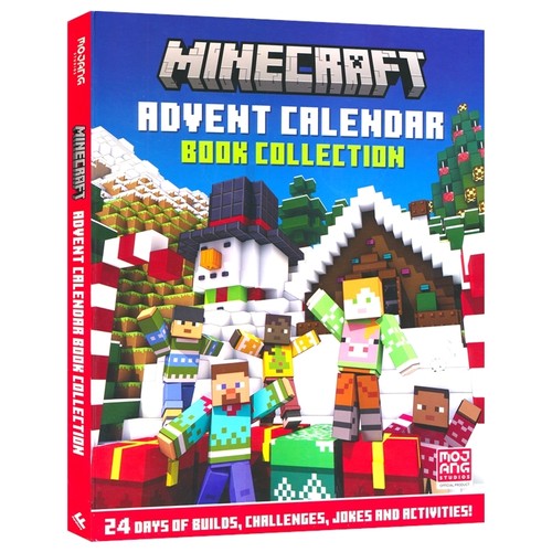 Minecraft  Advent Calendar Book Collection 我的世界圣诞倒数日历官方正版 益智活动 建造指南 英文课外读物 英文原版进口图书
