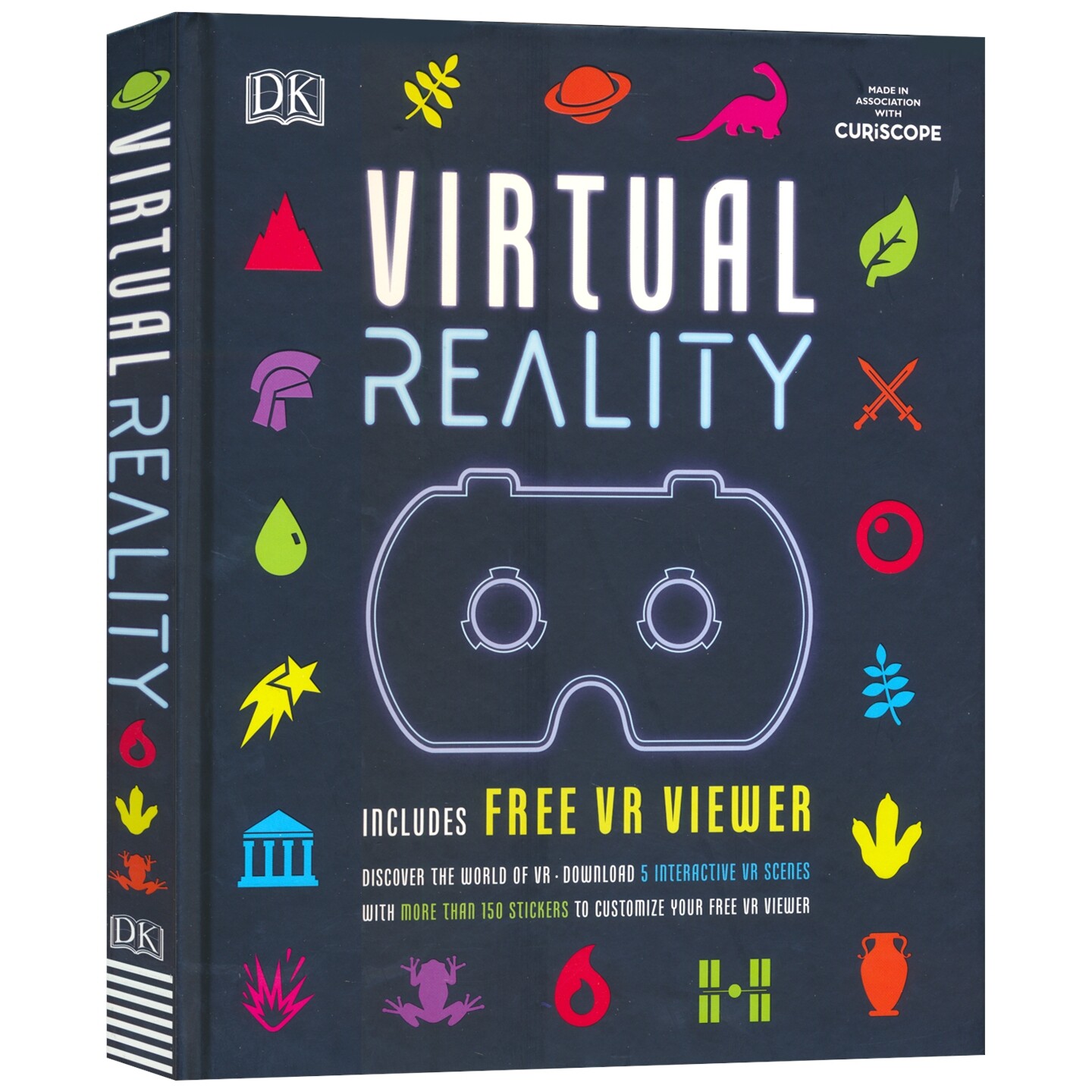 【自营】DK Virtual Reality 虚拟现实VR技术 儿童百科科普读物 精装大开本 英文原版进口图书