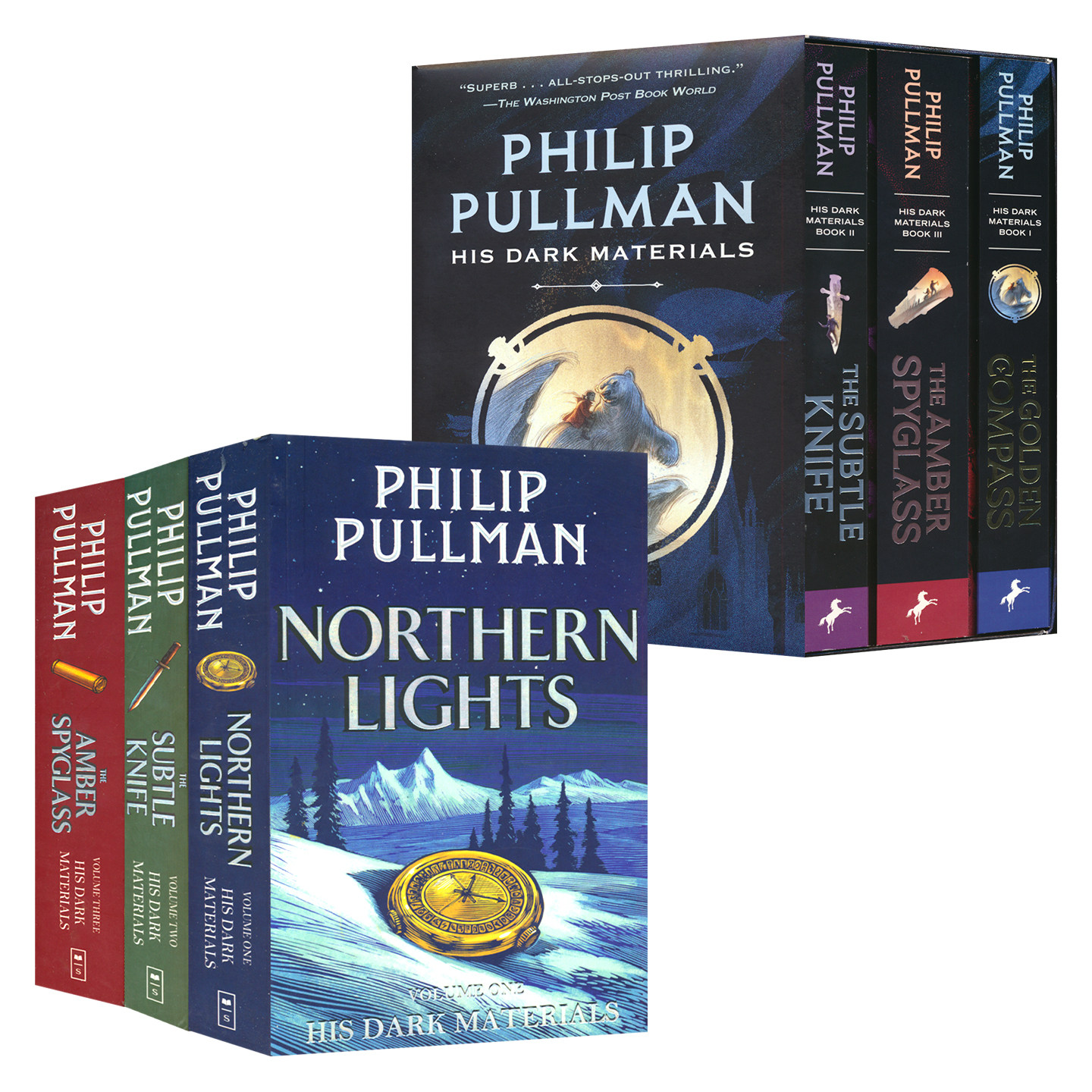 Philip Pullman His Dark Materials 黑暗物质三部曲 口碑经典 史诗奇幻 跨世界冒险 青少年英语章节小说 英文原版进口儿童图书