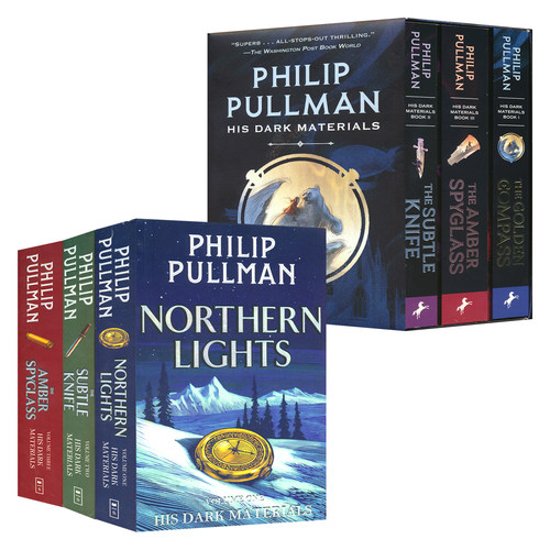 Philip Pullman His Dark Materials 黑暗物质三部曲 口碑经典 史诗奇幻 跨世界冒险 青少年英语章节小说 英文原版进口儿童图书
