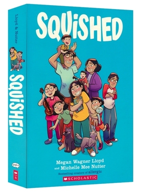 Squished Allergic 同作者 漫画小说 青少年成长故事 英语课外读物 英文原版进口儿童图书