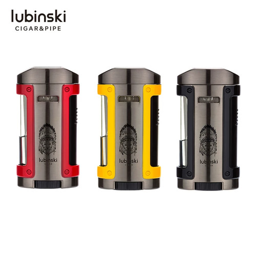 Lubinski防风四直冲雪茄打火机