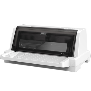 得力针式打印机620K专用票据发票打印机增值税票税控三联纸出货单A4纸送货单出库单收据小型平推式针孔打印机