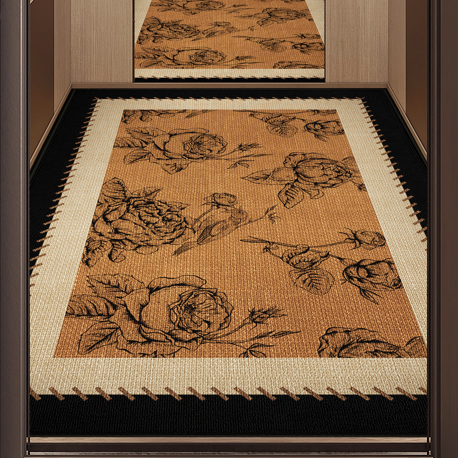 中古风电梯地垫防滑耐磨定制logo轿厢地毯高端入户门进门专用脚垫,居家布艺,入户地垫,淘宝优惠券,粉丝福利购,淘宝优惠卷