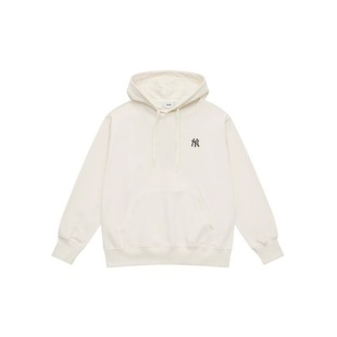 3AHDB0151 刺绣小logo休闲卫衣 男女情侣纯色连帽衫 MLB