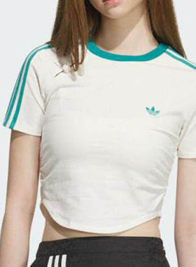 adida阿迪达斯三叶草女子NEW CN TEE运动休闲短袖圆领T恤KC5852
