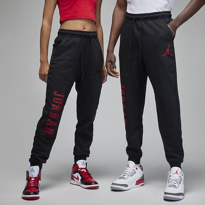 Jordan黑色针织长裤男耐克