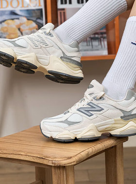 NEW BALANCE 女子9060系列复古休闲老爹鞋厚底运动跑步鞋U9060ECA