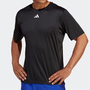 阿迪达斯官方正品 健身短袖 HIIT TEE男士 T恤IB7915 BASE Adidas